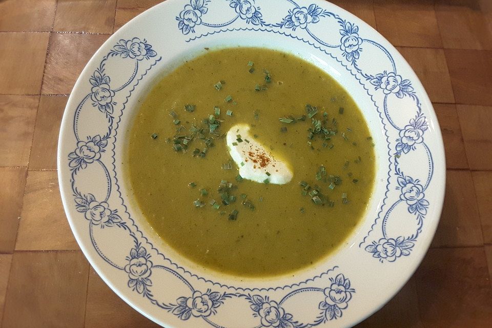 Zucchini-Karotten-Suppe mit Ingwer