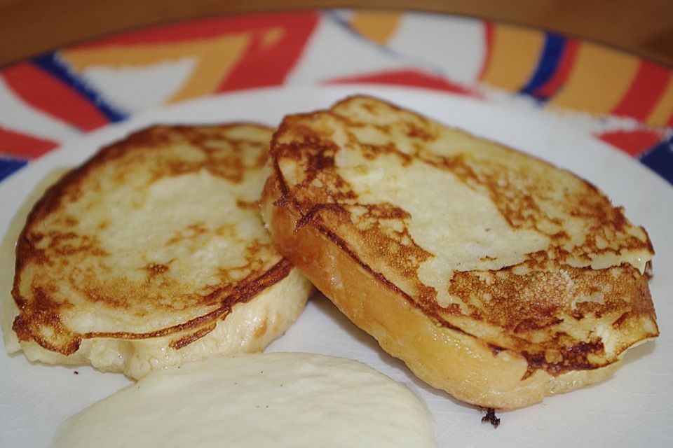 Arme Ritter aus Hefezopf mit Banane