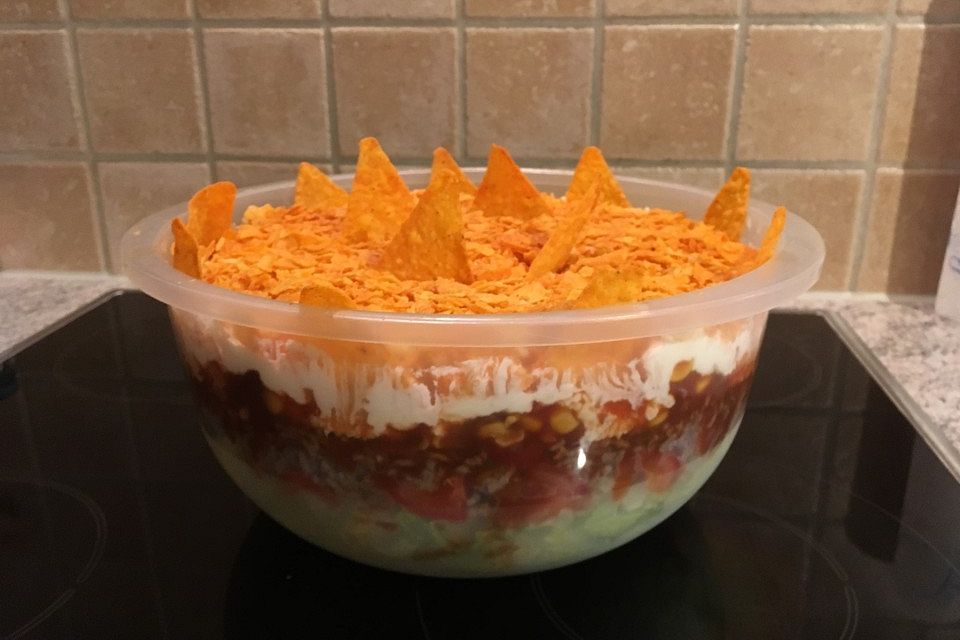 Mexikanischer Schichtsalat