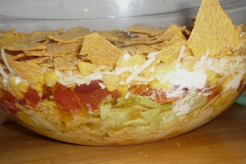 Mexikanischer Schichtsalat