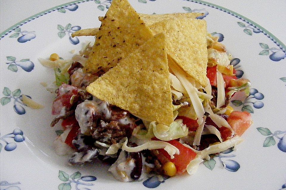 Mexikanischer Schichtsalat