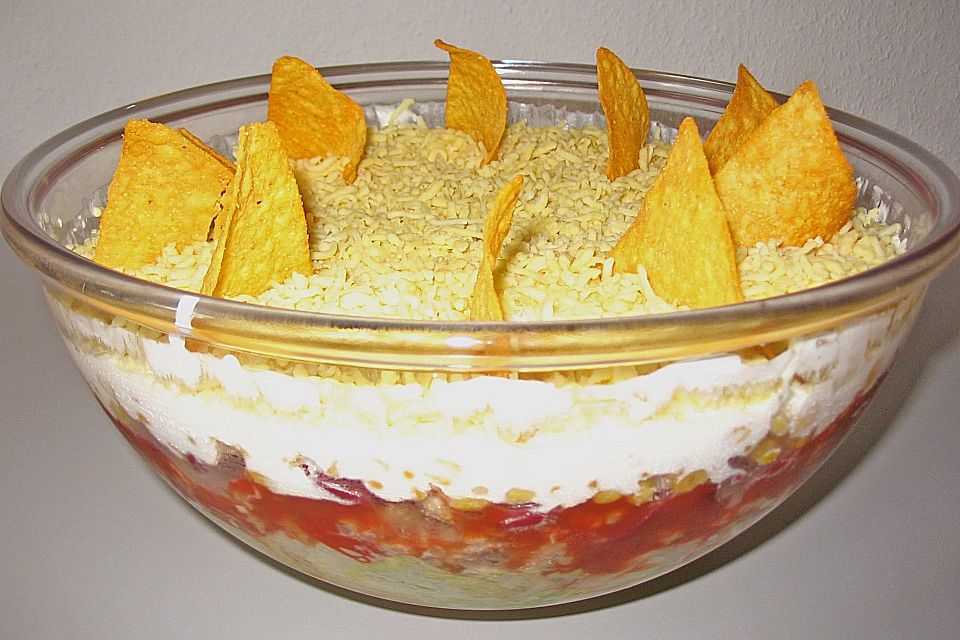 Mexikanischer Schichtsalat