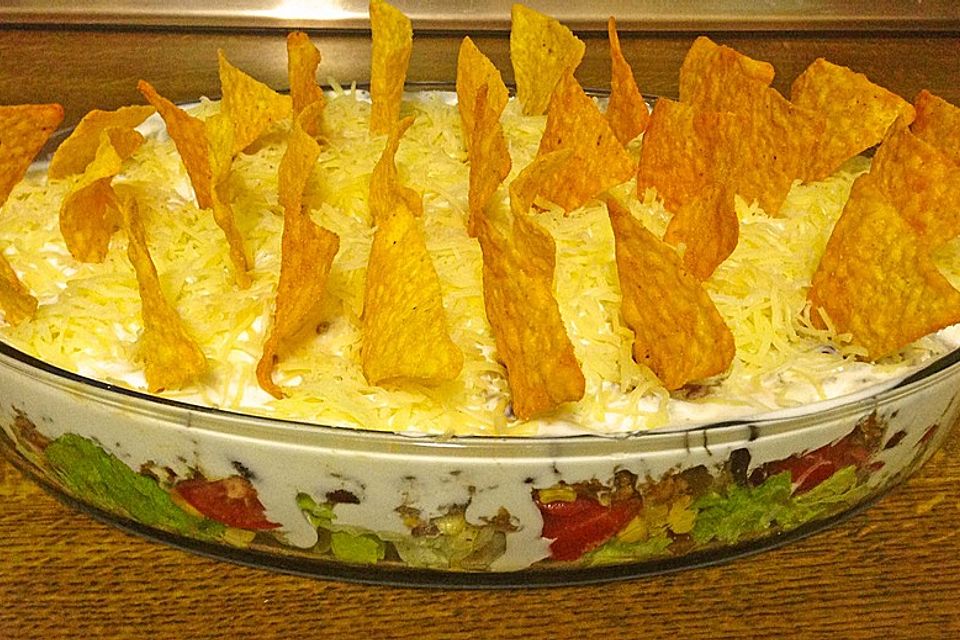 Mexikanischer Schichtsalat