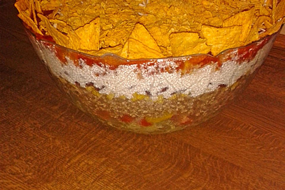 Mexikanischer Schichtsalat