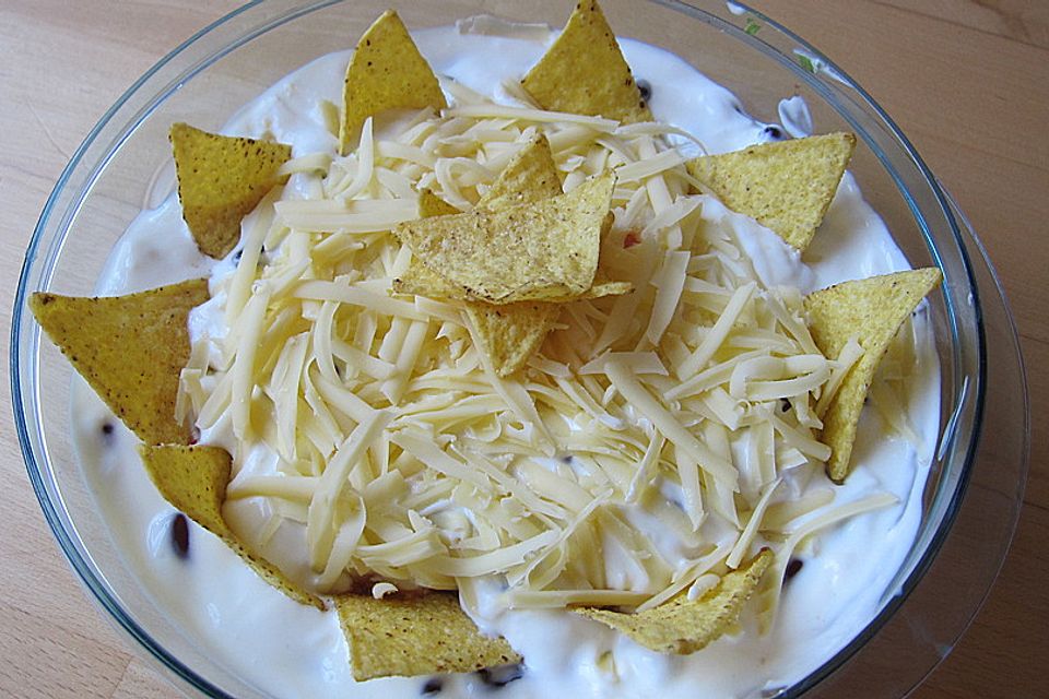 Mexikanischer Schichtsalat