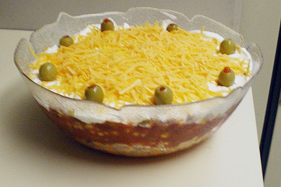 Mexikanischer Schichtsalat