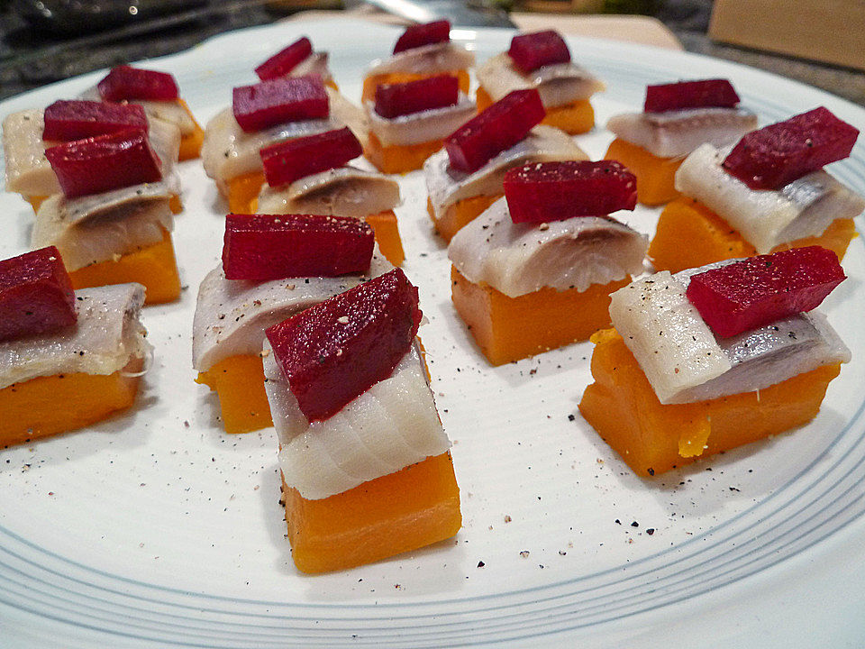 "Nordsee Sushi" Kürbis mit Matjes von TPCA Chefkoch