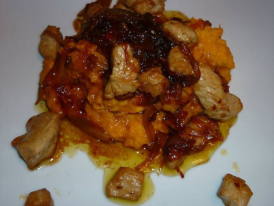 Süßkartoffelpüree mit Sahne und Zimt von Tieferschatten| Chefkoch