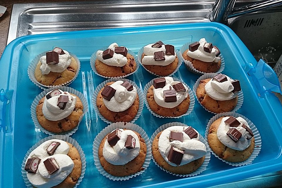 Kinderschokoladen-Cupcakes