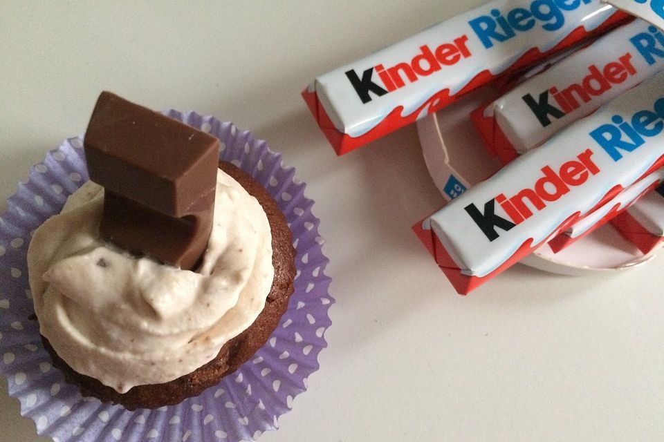 Kinderschokoladen-Cupcakes