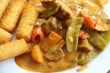 Massaman-Curry mit Rindfleisch