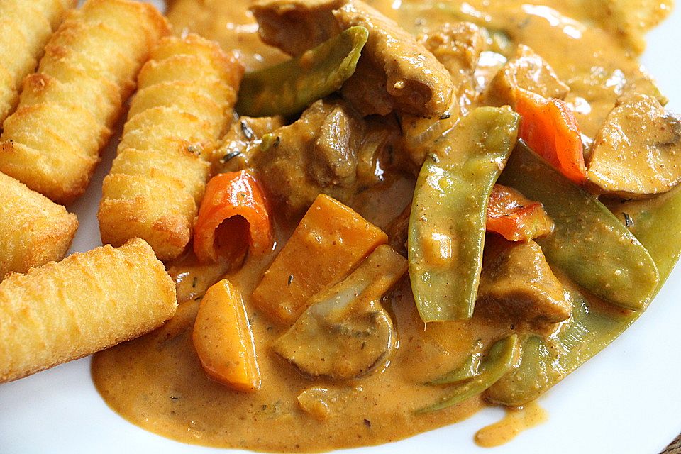 Massaman-Curry mit Rindfleisch