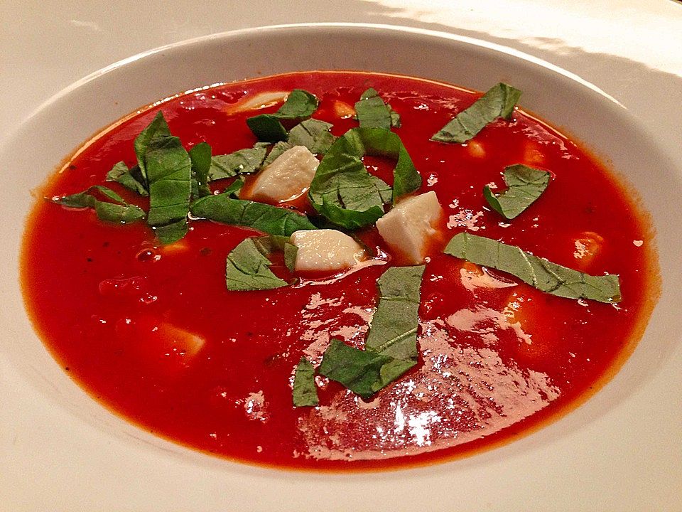Tomaten-Mozzarella-Suppe von jodka_sour| Chefkoch