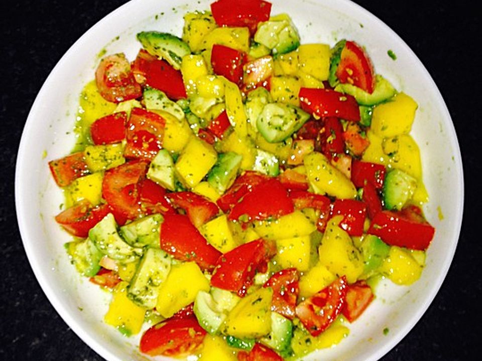 Mango-Tomate-Avocado Salat von Caryss | Chefkoch