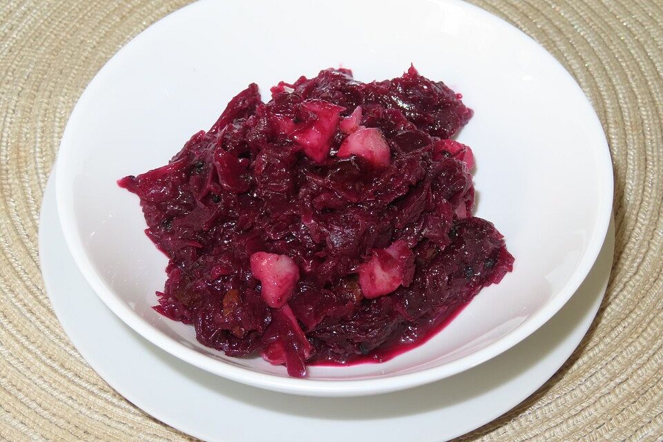 Rotkohl mit Birnen