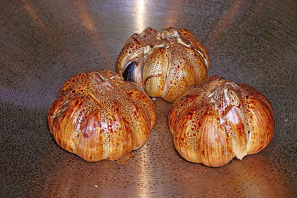 Geräucherter Knoblauch