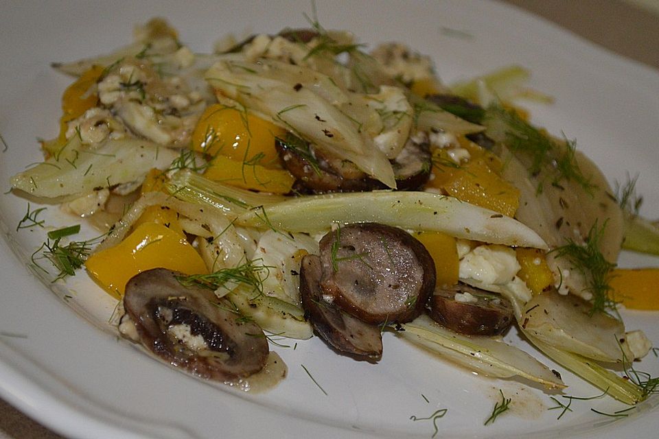 Ofengemüse mit Fenchel und Champignons