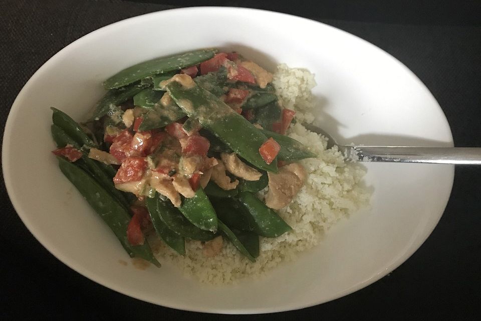 Low Carb Curry mit "Fake Reis"