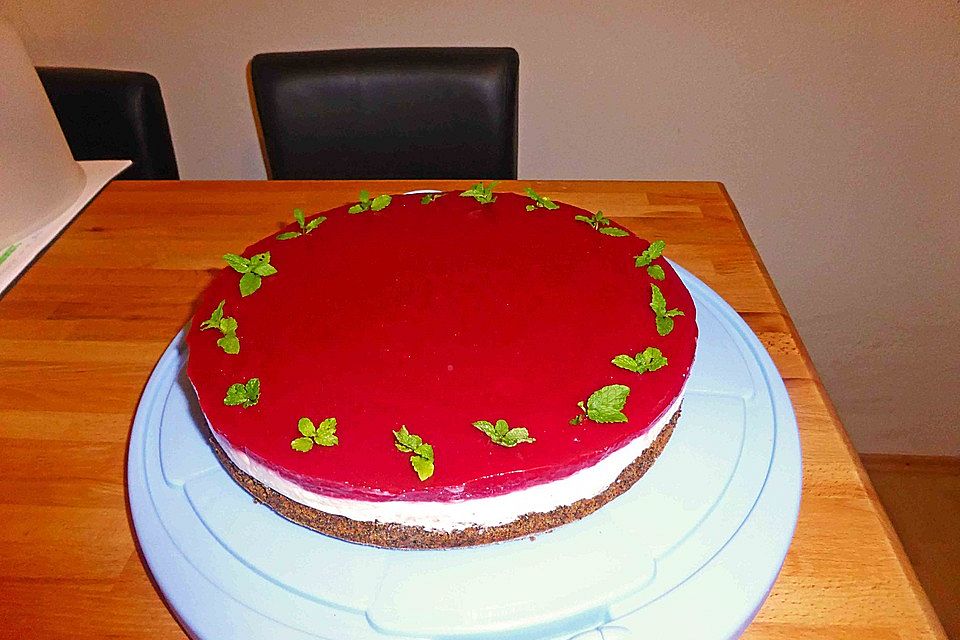 Mohn-Himbeer-Quark Torte