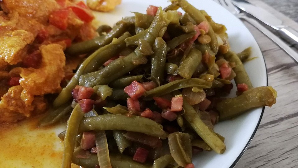 Grüne Speckbohnen von küechenkai Grüne Speckbohnen von küechenkai