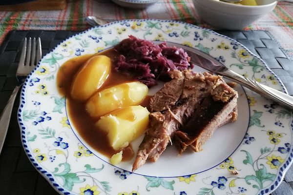 Geschmorte Putenoberkeule von Omaskochen | Chefkoch