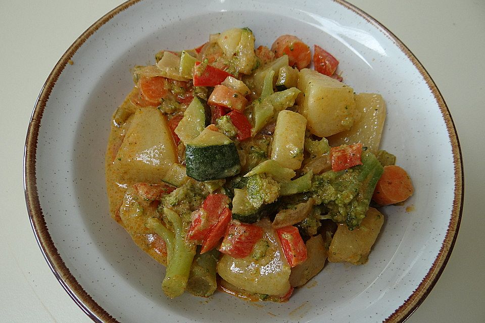 Curry-Gemüsepfanne