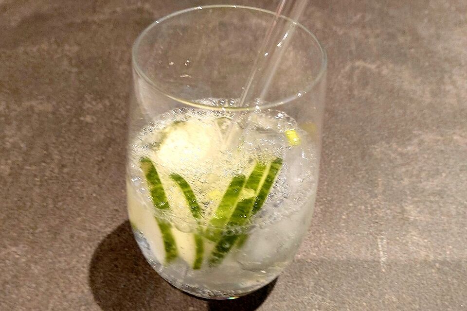 Gin Tonic Gurke à la Julienne