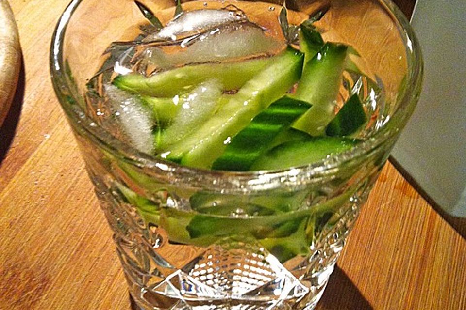 Gin Tonic Gurke à la Julienne