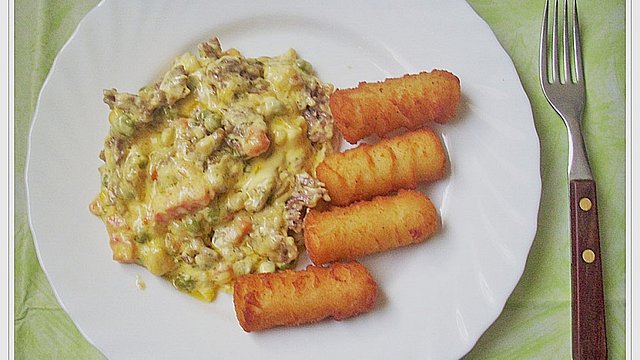 Hack - Gemüseauflauf mit Sauce Hollandaise von HsiuSing Hack - Gemüseauflauf mit Sauce Hollandaise von HsiuSing