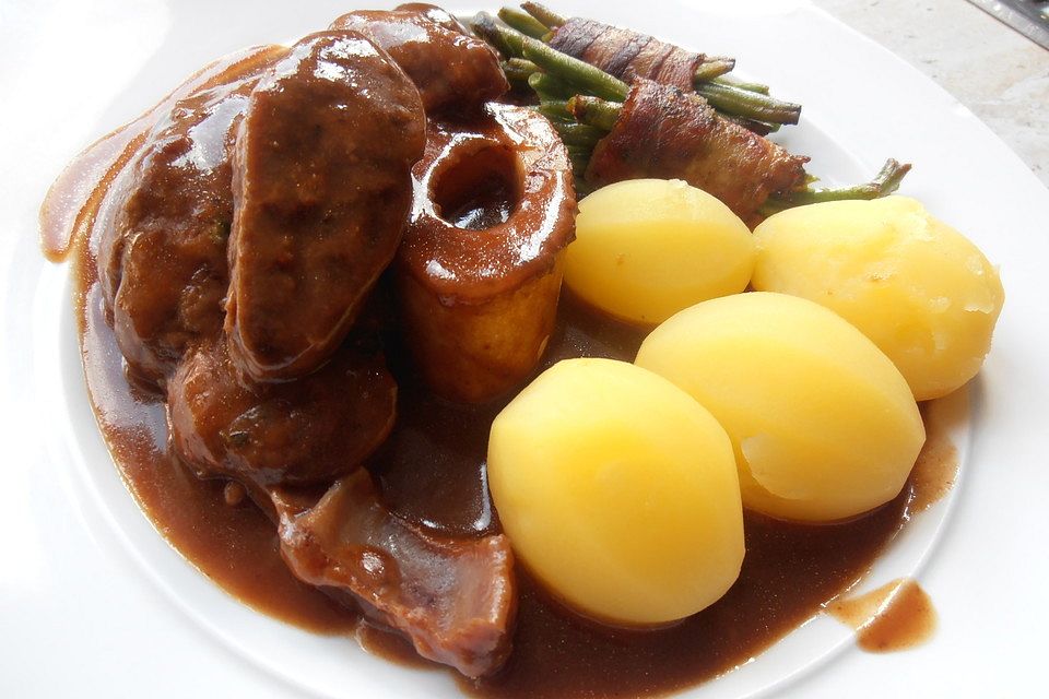 Ossobuco mit Röstgemüse