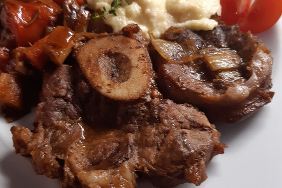 Ossobuco mit Röstgemüse