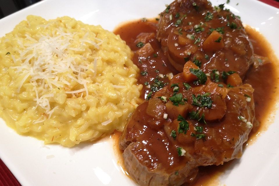 Ossobuco mit Röstgemüse