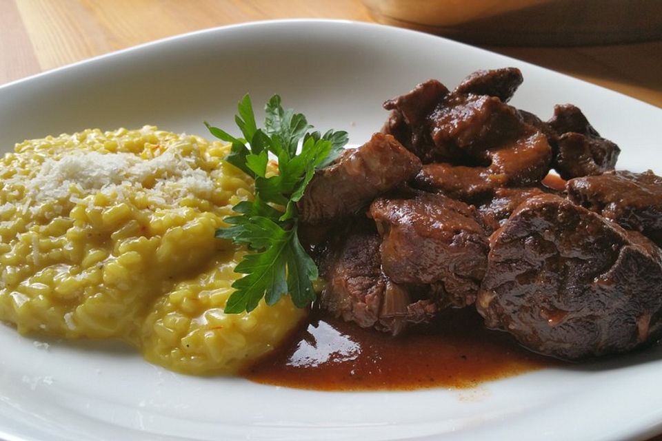 Ossobuco mit Röstgemüse