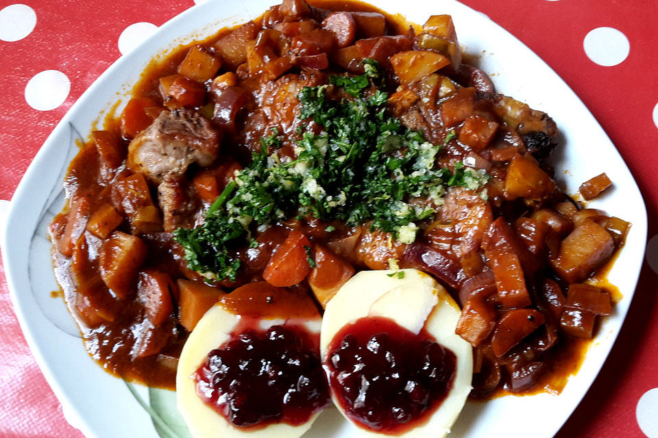 Ossobuco mit Röstgemüse