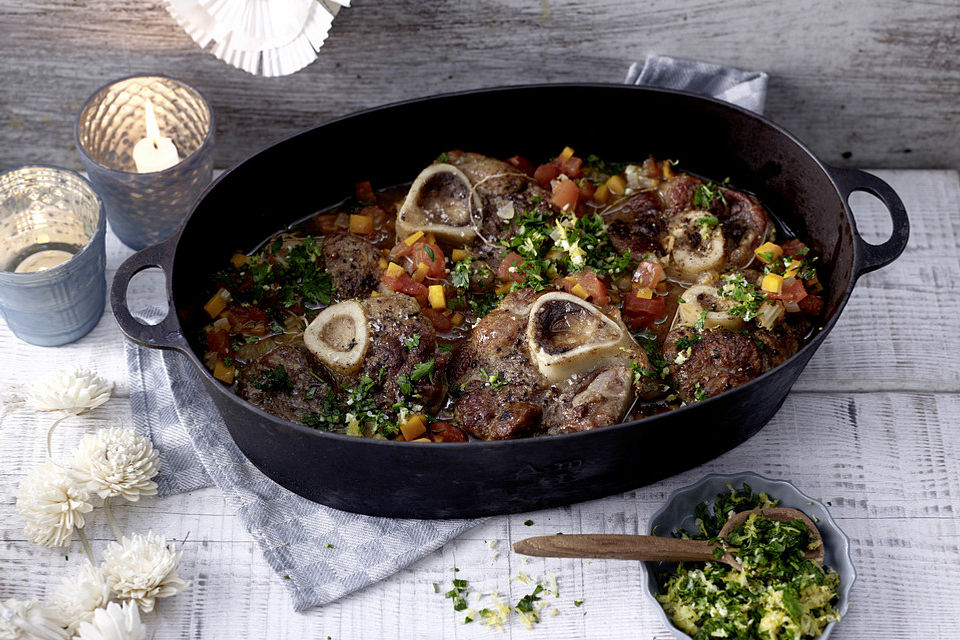 Ossobuco mit Röstgemüse