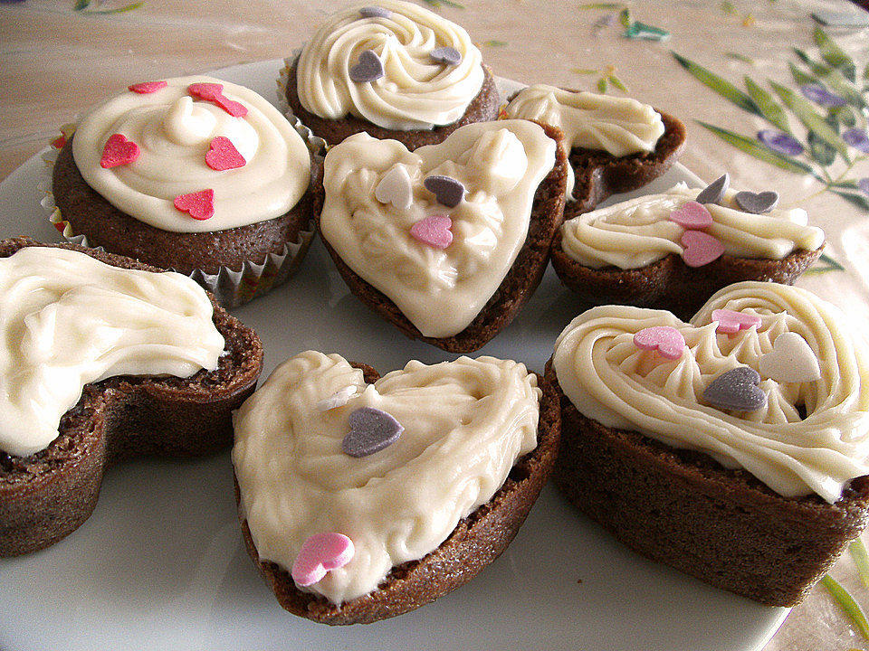Schoko - Muffins mit weißer Schokolade von DaPinkPanter | Chefkoch