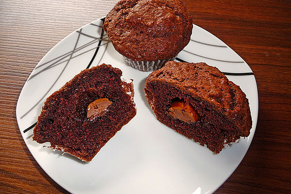 Schoko - Muffins mit weißer Schokolade von DaPinkPanter | Chefkoch