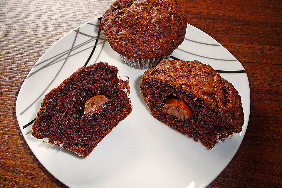 Schoko - Muffins mit weißer Schokolade