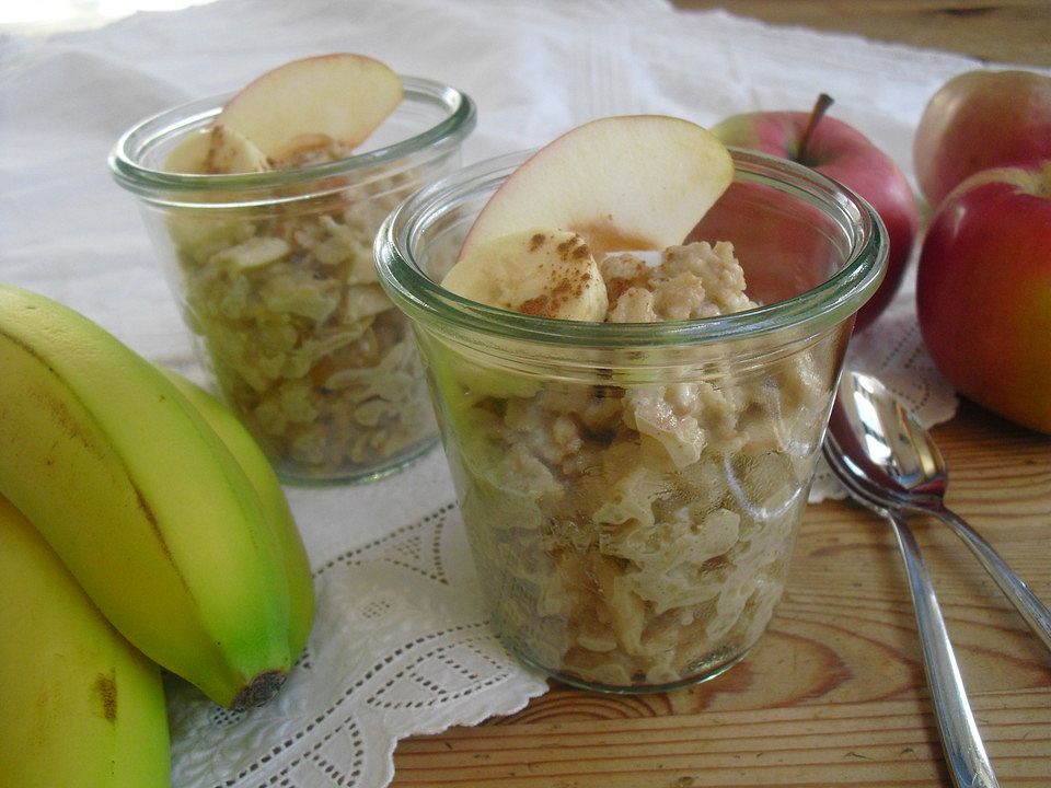 Bananen-Apfel-Zimt-Porridge von Crini_022012 | Chefkoch