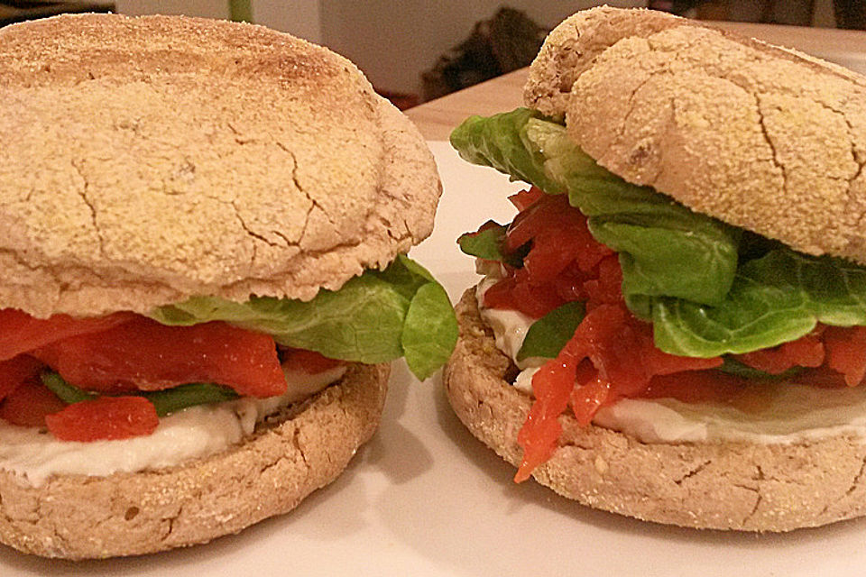 Schnelles Sandwich mit Fisch