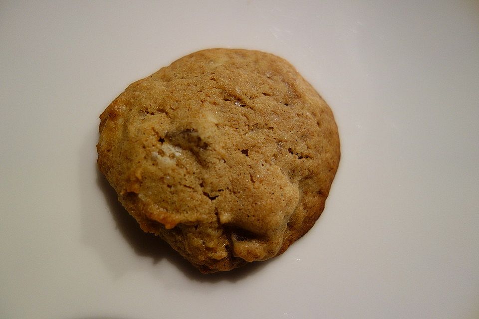 Ingwer-Cookies mit weißer Schokolade