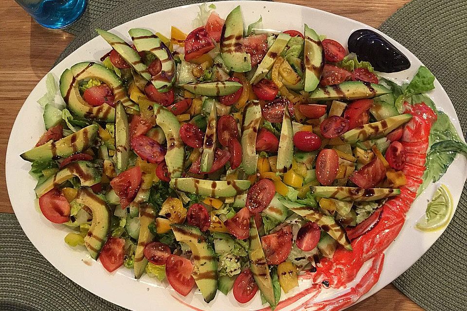 Avocado - Shrimps Salat