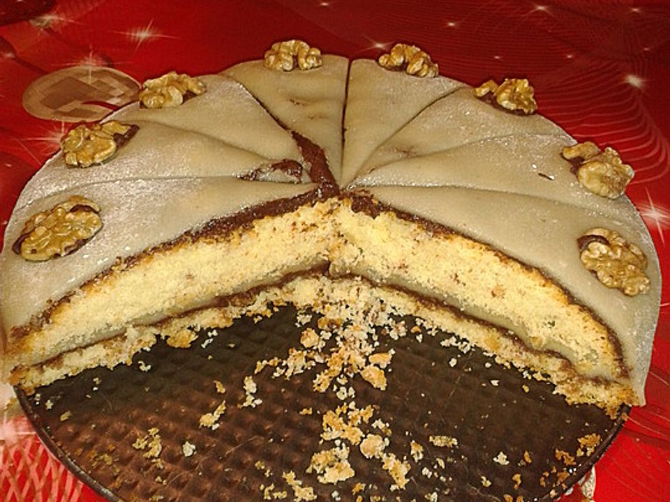 Nuss-Marzipan-Torte mit Nutella von smbine | Chefkoch