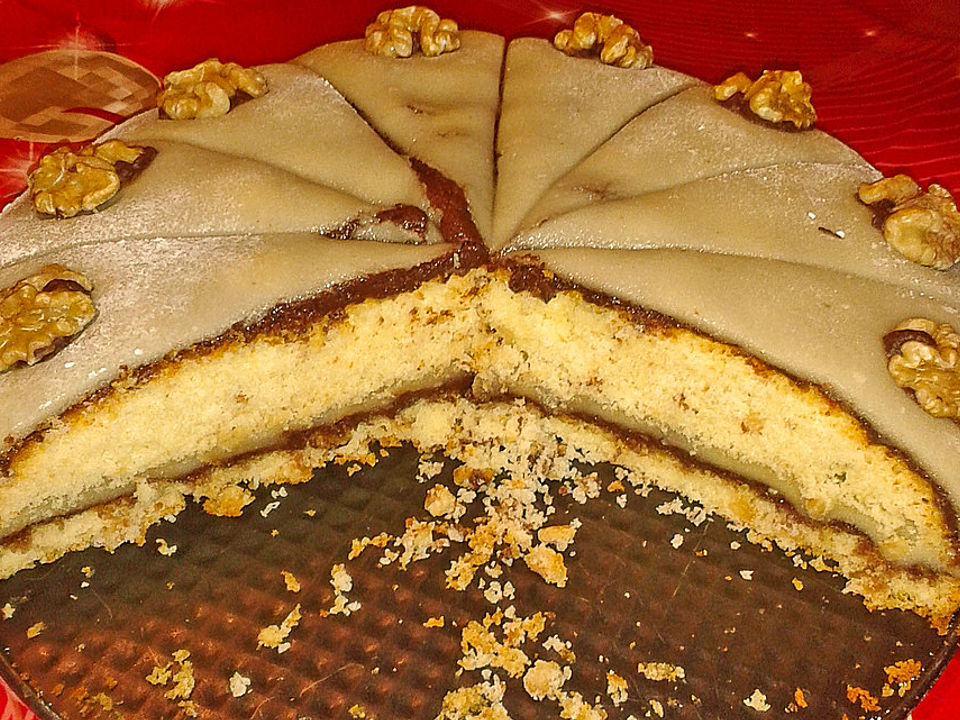 Nuss-Marzipan-Torte mit Nutella von smbine| Chefkoch