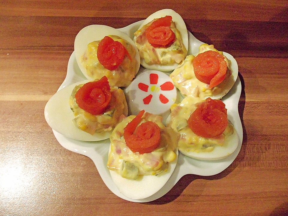 Russische Eier mit Kochschinken und Essiggurken von Tony98| Chefkoch