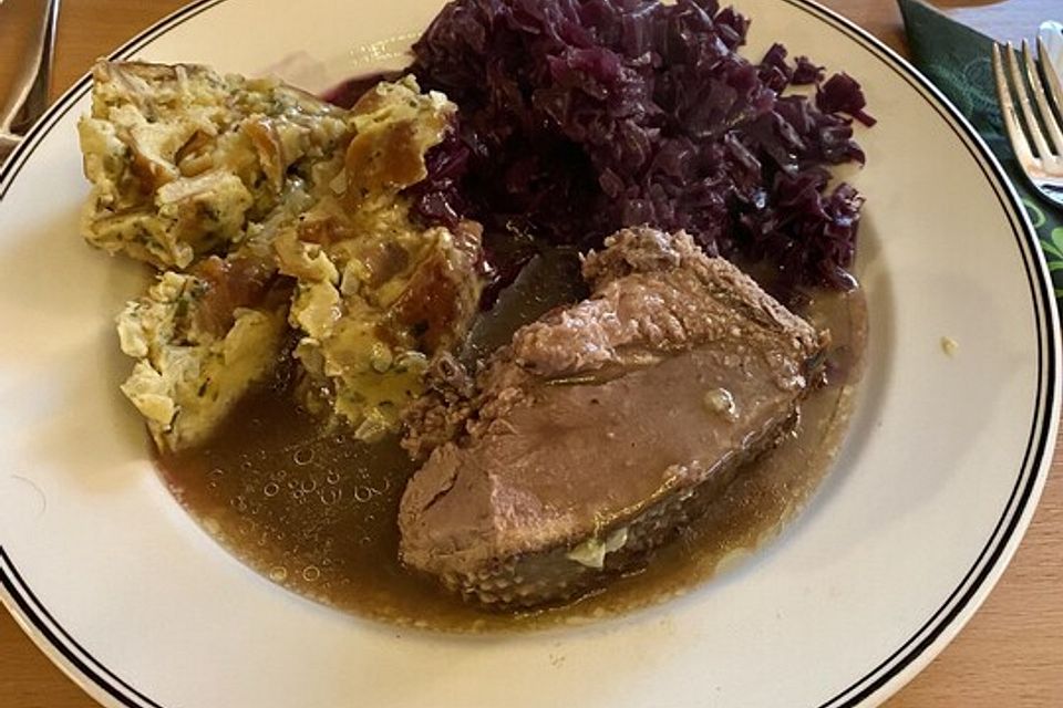 Brezenknödel mit Weißbier