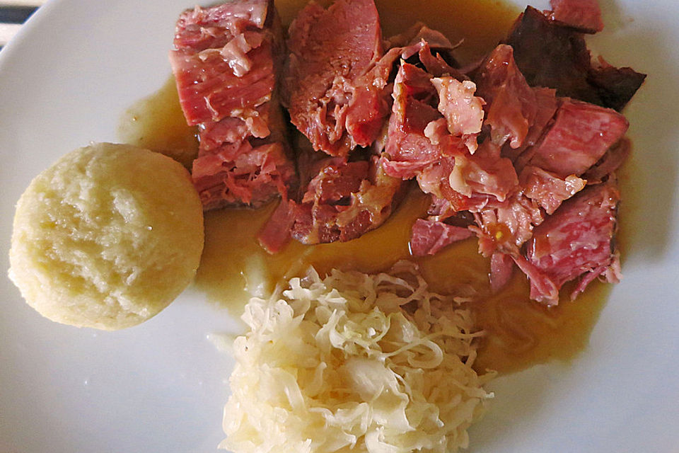 Kasselerbraten mit Malzbier