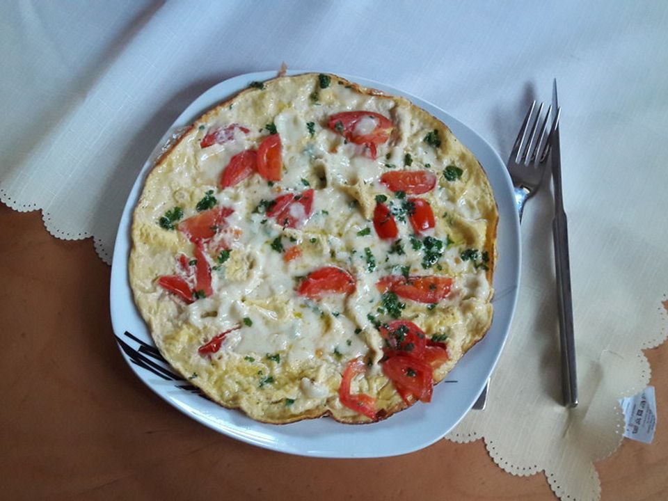 Tomaten - Mozzarella - Omelett - Kochen Gut | kochengut.de