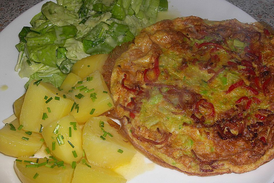 Paprika-Käse-Omelette