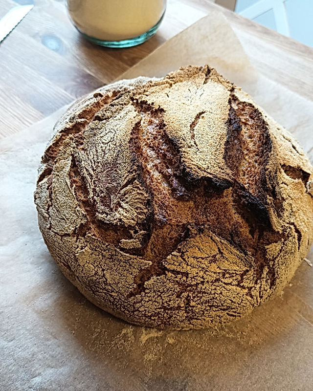 Brot ohne Kneten, Vinschgauer Art